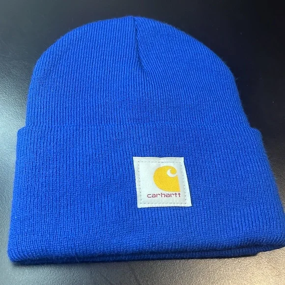 Euc: carhartt beanee hat blue color - Picture 3 of 4
